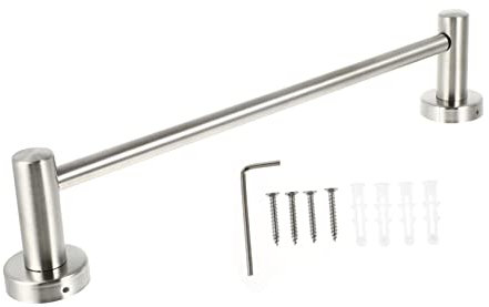 HOMSFOU Barre de Serviette Réglable Acier Inoxydable Porte Serviettes Mural Extensible pour Salle de Bain Cuisine Design à Corrosion