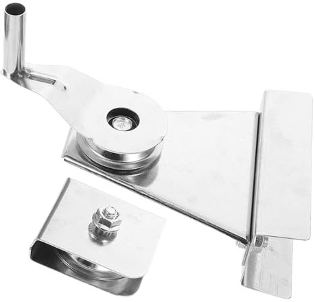 Didiseaon Flag Pole Holder Pulley Block Crank Handle Heavy Duty Stainless Steel Flag Pole Lifting Accessory