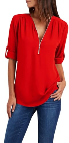 Chemisier Blanc Femme Chemise Longue Femme Ete Fluide Chemisier Noir Blouse Coton Chemises Et T-Shirts De Randonnée Blanche Cintrée Crepon Marron Grande Taille Chic Élégant Coloré