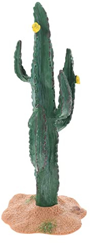 ibasenice Simulazione di Cactus in Resina Ornamento Forma Cactus Fai da Te Decorazione Giardino Piccola Accessori Paesaggistici