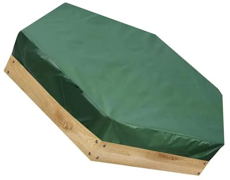 Cubierta para Caja de Arena Cubierta de arenero Oxford 210D for áreas Juego al Aire Libre con Rendimiento confiable(140x110x20cm)