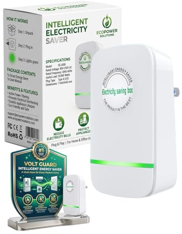 Electricity Saving Box Energy Power Savings Device to Reduce Electric Bill Power Energy Electricity Factor Saver Smart Intelligent Plug in Home Office Surge Protector Strips Voltage Outlet