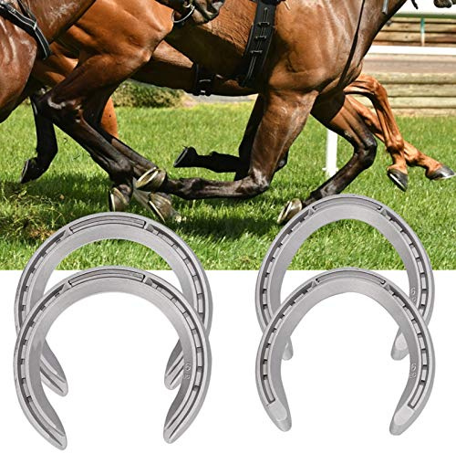 RiToEasysports -Set aus Aluminiumlegierung, rutschfeste Ersatzschuhe für Harten mit Hufeisennägeln, Geeignet für Reitsport (6 ID: 16,5 mm/0,64 Zoll, Umfang: 51,8 mm/2,04 Zoll)