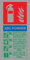 Viking Signs Fz5581-p12-ms CE Extincteur Contient Poudre ABC d'instructions pour l'usage des Signes, qualité Marine, Acier inoxydable, 200 mm H x 100 mm l