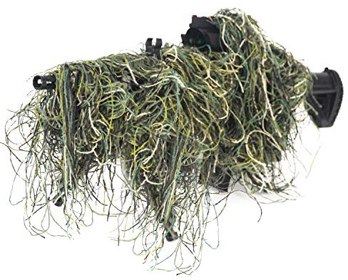 GUGULUZA 3D gevär vapenomslag användning elastisk rem för kamouflage skog jakt Ghillie kostym