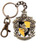 The Noble Collection Harry Potter Hufflepuff Crest Keychain – 2 in (4,5 cm) Hand-enamelled Hufflepuff House Keychain – Harry Potter Film Set Movie Props Gifts Merchandise