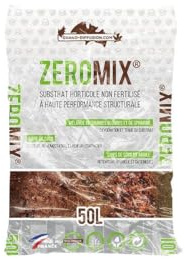 GUANO DIFFUSION Terreau Zero Mix Substrat Universel sans Engrais 50L Culture Bio