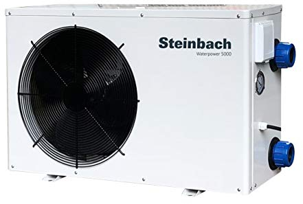 Steinbach Wärmepumpe Waterpower 5000, R32, Heizleistung 5,1 kW, Kühlleistung 3,4 kW, Anschluss 230 V / 0,84 kW, Schallleistung dB(a) 48, Wasseranschluss DA50 bzw. Ø 38 mm Schlauch, 049202