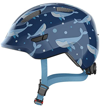 ABUS 67262 Fahrradhelm, Blau (Blue Whale), M (50-55 cm)