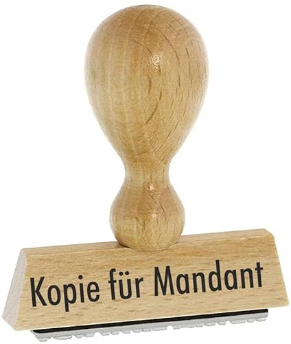 Lagerstempel – Kopie für Mandant von Kaufhaus2010 Buchenholzstempel – Lagertextstempel zur Kennzeichnung von Rechnungen und anderen Dokumenten 4 cm lang