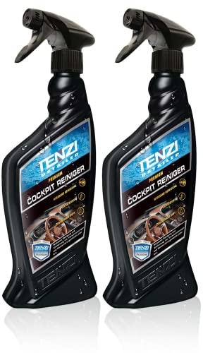 TENZI 2X Premium Cockpitreiniger (600ml) für Auto & Motorrad - Innenraumreiniger, antistatisch Effekt, angenehmer Duft, aufsprühen & abwischen - Autopflege, Kunststoffpflege, Reinigung Interior innen