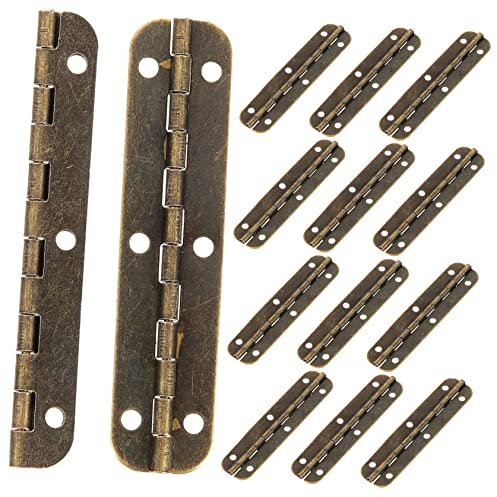 Mobestech Charnières Piano Métalliques à Degrés Pour Armoires Charnières Continues Robustes Avec Pré-perçage Adaptées Aux Petits Meubles Et Boîtes à Bijoux