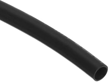 QUARKZMAN Tubi in PVC Nero, 3mm(1/8) ID 23ft Guaine per Cavi Elettrici Guaina Flessibile Protettiva di Cavo per Protezione di Fili e Cavi