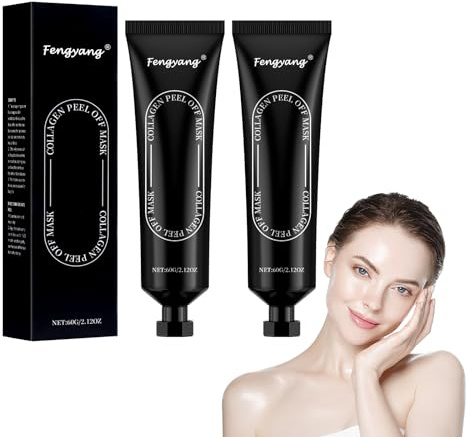 Fengyang® Anti-aging Kollagen Gesichtsmaske, Beauty Bio-Collagen Real Deep Mask, Collagen Reverse Film Volume Peel off Mask, Tief Straffende Collagen Maske, Für Männer und Frauen