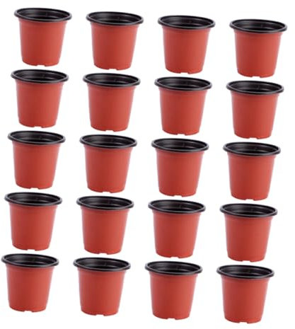 Kisangel 120pcs Töpfe Große Kunststoff Kindergarten Töpfe Für Drainage Löcher Für