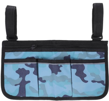 ULTECHNOVO Rollstuhl-seitentasche mit Mehreren Fächern Lenkertasche für Knierollatoren Hängetasche für Rollstuhl-armlehnen Rollator-tasche Aufbewahrungstasche für Gehhilfen Organizer-tasche