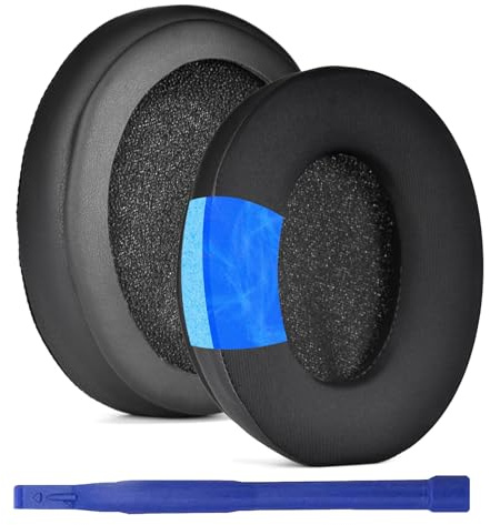 umvowuxa Replacement Ear Pads Compatible with Sony WH-CH700N/WH-CH710N/WH-CH720N /WH-XB900N/WH-RF400&MDR-ZX780/MDR-ZX770/MDR-10R Headphones,Soft Protein Leather(Gel/Black)