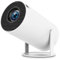 Mini Projector with WiFi and Bluetooth 130-Inch Portable Outdoor Projector 1080P 4K Support WiFi 6 Auto Keystone Smart Movie Projector for Bedroom