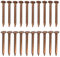 cyclingcolors 20x clou carré pointe en cuivre tête fraisée assemblage bois nautique bricolage artisanat décoration fixation meuble, 2x30mm