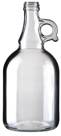 Bottiglia Vetro 750ml Gallone Caraffa Vino Acqua Conservazione Manico Trasparente (6)