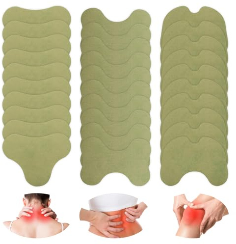 30 Parche para aliviar el dolor, Parche Para Aliviar el Dolor, Parche de Ajenjo, Parches Para Aliviar el Dolor de Ajenjo para Inflamación de Rodilla, Espalda, Hombros y Cuello