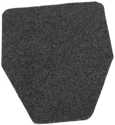 Mobestech Alfombrilla Absorbente Antideslizante Estera de Piso Estera de baño esteras del Orinal para el baño Accesorio de urinario para Inodoro Separador de orina de polivinilo Gris