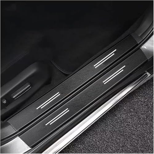 R-timer 4 Pièces Protecteur de Seuil de Garde de Porte de Voiture, pour Opel Movano 2010-2024 Film Protecteur Autocollant Adhésif pour Portière de Voiture/Pare-Chocs Avant et Arrière