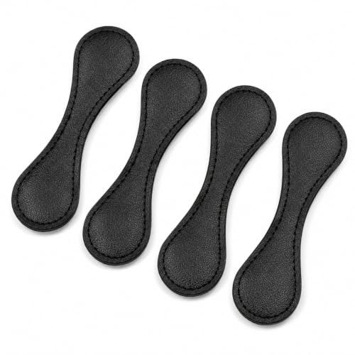BIVYAX 4er Set Schwarz Magnetclips für Haushalt, Vielseitige Halter zum Aufhängen von Handtüchern, Fixieren von Hosenbeinen oder als Seitenmarker, Einfache Montage mit starker Haftung