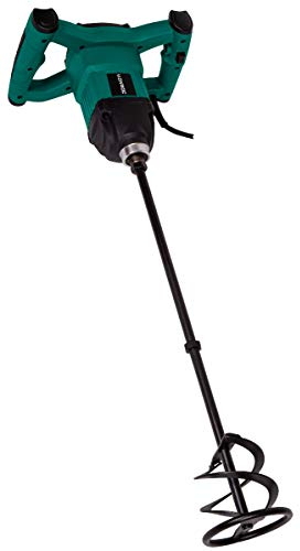 VONROC Mörtelrührer inkl. Rührwerk [1800W] - Betonmischer Quirl [mit Sanftanlauf] für Beton, Zement, Farbe, Mörtel - 2 Geschwindigkeitsmodi (1400W)