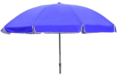 Garden parasols Outdoor Parasol Portable Beach Umbrella Sun Shelter for Beach Patio Garden Outdoor Deck Pool Without Base Patio Garden Umbrella(Blue-2.2m) Outdoor parasols