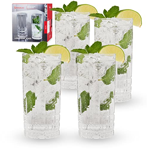 Spiegelau & Notte Uomo, 4 Set di londrink Set di Bicchieri, Bicchiere di Cristallo, 350 ML, Perfect Serve, 4500179