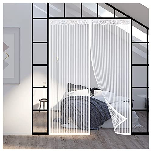 Magnetic Fly Screen Door,110x205cm Patio Insect Door Screen, Anti Mosquito Mesh,Fly Curtain Nets with Powerful Magnets,Keeps Mosquitoes Insects Out