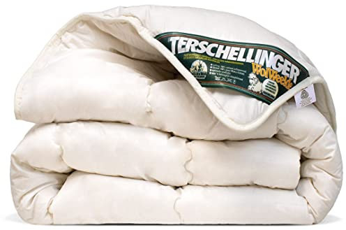 Terschellinger Winterdecke - Bettdecke aus 100% IWS-Schurwolle - Hochwertiges Winter Wolle Bettdecke - Woolmark Zertifiziert - 140 x 200 cm