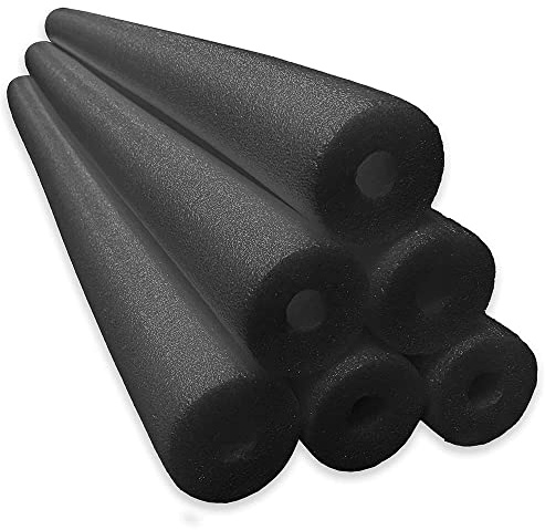 Oodles of Noodles Premium Jumbo XL Pool Swim Noodles - 6 Pack - Approx. 55 inch x 3.5 inch Hollow Core Pool Noodles Foam Tube - Durable for Heavy Duty Swimming, Water Aerobics, Crafts, & DIY Projects