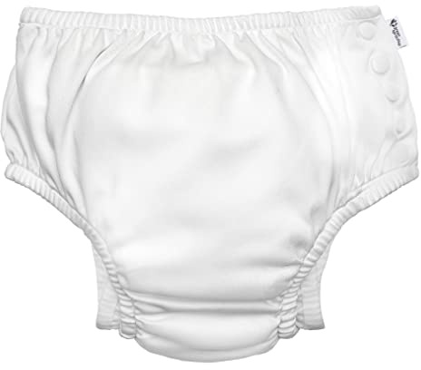 green sprouts - Eco snap Swim Diaper with Gussets - White - 18mo (12-18m)