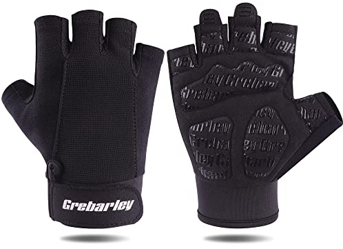 Grebarley Fitness Handschuhe,Trainingshandschuhe für Krafttraining,Bodybuilding,Crossfit,Radsport,Sporthandschuhe für Herren und Damen