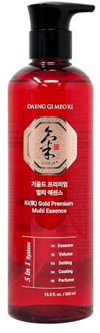 Daeng Gi Meo Ri - Ki Gold Premium Multi Essence for Hair, Volumizing and Nourishing, Rich Perfume Essence that Lasts, 16.9 FL OZ/500ml
