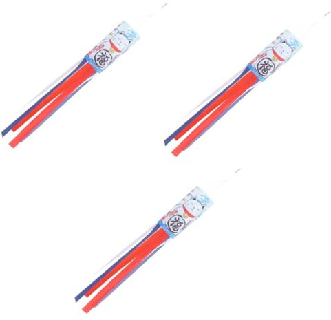 Sosoport 3St Japanische Windpfeifenflagge Ornament Frühlingsschmuck Windfahne Flaggen Windsack-Dekor japanischer Windsack Haartrockner Banner Gartenbedarf Dekorationen schmücken Polyester
