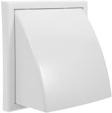 Angoily Außenbelüftungsabdeckung Für Wandventil Wasserdichte Und Winddichte Luftauslasshaube Einfach Zu Installierende Quadratische Entlüftung Für Küchen Und Badezimmerabluft