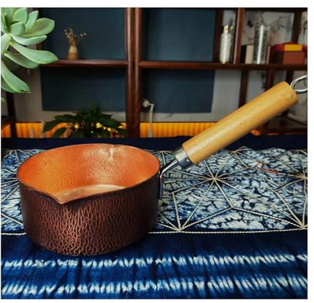 NCPSAKD Dicker Kupfertopf mit Holzgriff