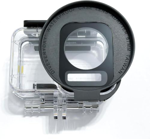 M67 Lens Adapter for DJI OSMO Action 5 Pro Compatible with Original Waterproof Case