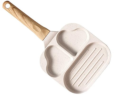 Cabilock Poêle à Crêpes Pratique avec Poignée pour Déjeuner Ustensiles de Cuisine Quotidiens Antiadhésif et Sûr
