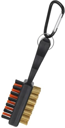 Yardwe Doppelseitige Golfbürste Golfreiniger Markierungen Reinigungsbürste Für Golfschläger Bausatz Haube Griffe Golf Standbag Schalter Golfschlägerbürste Vize Golfer-zubehör Drahtbürste
