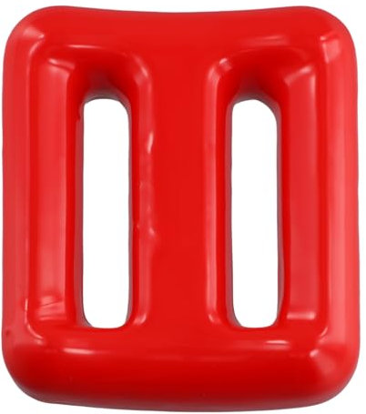 Sctecoau Tauchgewichte für Gerätetauchen, Gewichtsgürtel, Beschichtetes Blei, Tauchgewichte, Beschichtete Tauchgewichte, Tauchgürtelgewichte 1500 G, Rot