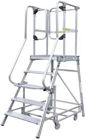 Scala Domestica Scala for piattaforma da arrampicata in lega di alluminio da 1,44 metri, impalcatura mobile di conteggio, scala Pieghevole