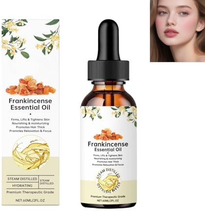 Huile essentielle d'encens issue de résine, hydratant visage et corps pour nourrir et protéger, soin anti-âge rides, soins capillaires, huile essentielle pour aromathérapie et massage (1pcs)