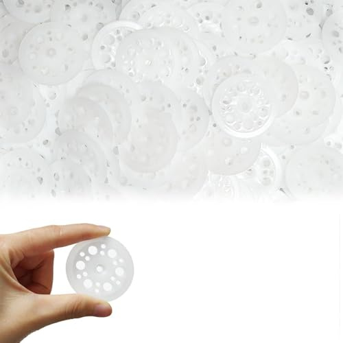 Rondelle In Polipropilene 500 Dischi Isolanti da 46 mm, Cappotto per il Fissaggio e il Supporto dei Pannelli Isolanti Isolamento a Disco del Soffitto