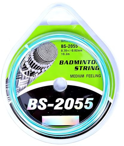 Msioytog Corda da Badminton in Nylon da Allenamento con Filo Elastico per Racchetta 10 m per Club Allenatori e Giocatori frequenti Racchette da Badminton