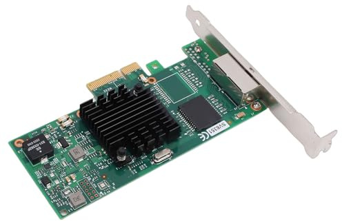 Vvikizy Scheda Ethernet Ad Alte Prestazioni Gigabit NIC a 2 Porte con Doppie Porte RJ45 per Giochi e Streaming, PCI Express 2.0 X4, Scheda di Rete da 1 Gb