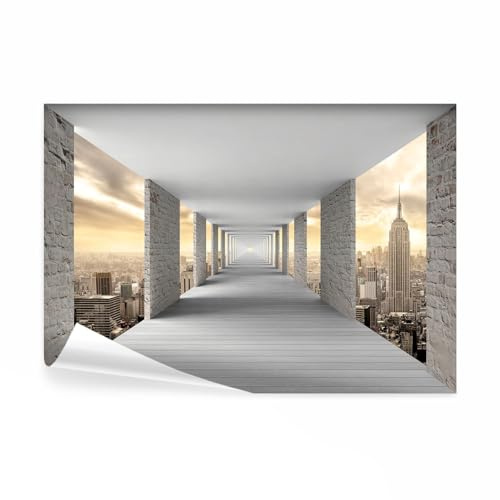 decomonkey Papier Peint Panoramique 3d Effet New York 400x280 cm